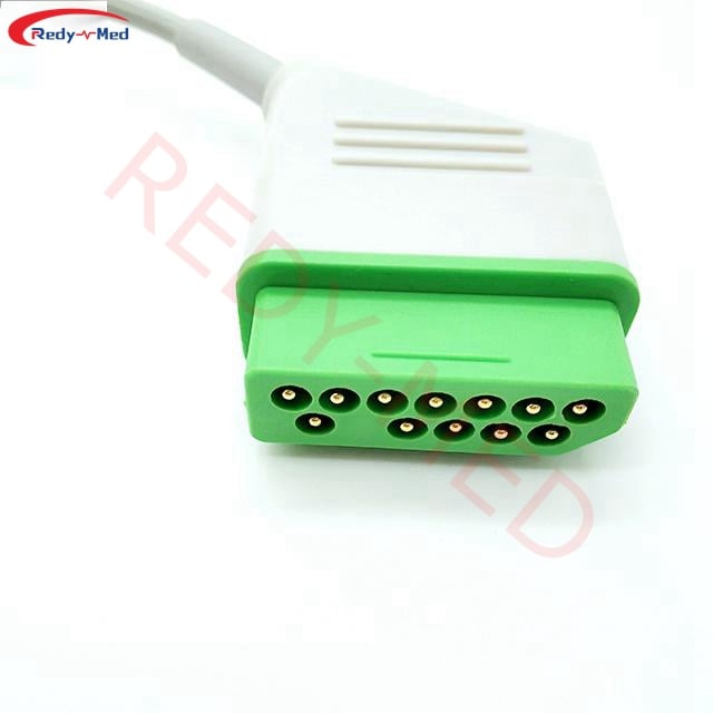 Compatible With Nihon Kohden 3 Lead 5 Lead One-Piece ECG Cable