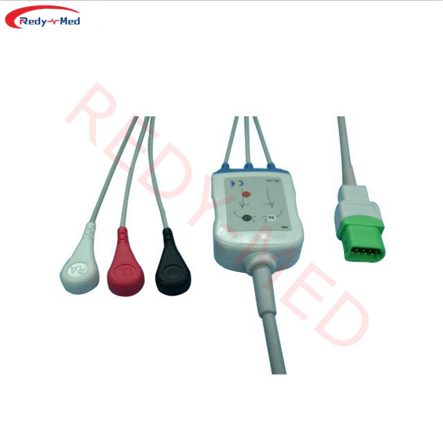 Compatible con Mindray＞ Datascope Passport V, V12, V21 Cable de ECG de ...