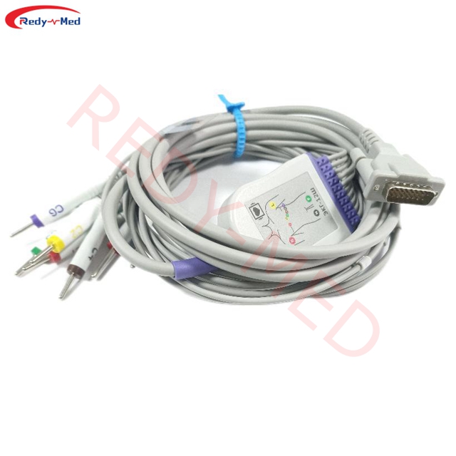 Compatible With Mortara ELI-200,Eli 150,Eli 250,Eli400 10 Lead EKG Cable