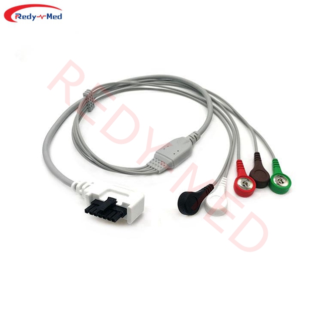 Compatible With NorthEast DR200 5 Lead Holter Cable