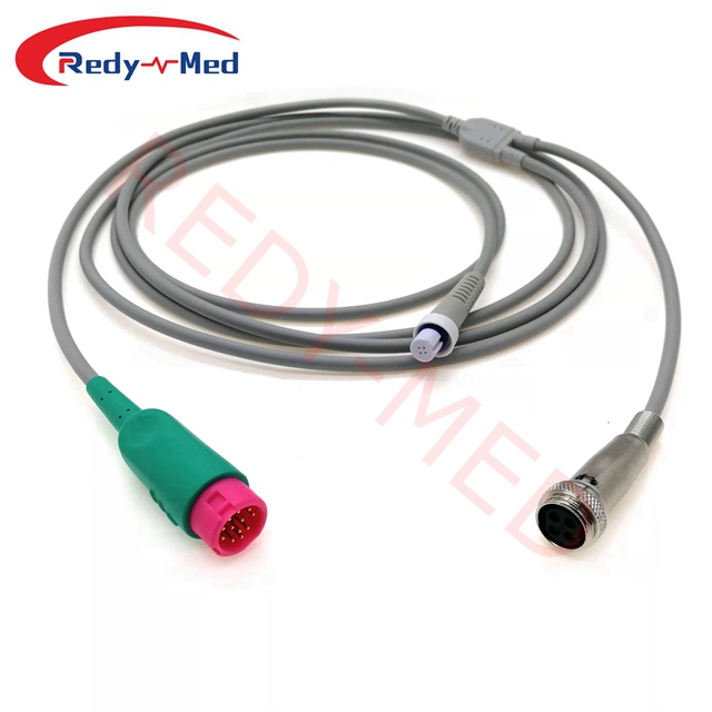 Compatible With Edan Cardiac Output Cable,12Pin to Edward Compatible