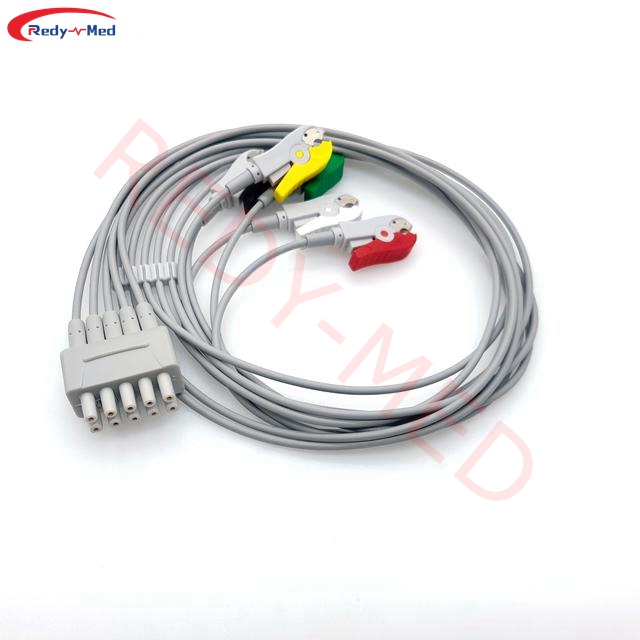 Compatible With GE 3 Lead 5 Lead ECG Leadwire