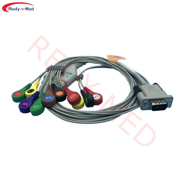 Compatible With Beijing Meigaoyi 3000 ECG Holter Cable MGY-02