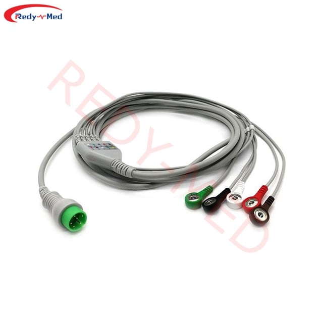 Compatible With Shanghai NCC/Hwatime/Zoncare One-Piece ECG Cable