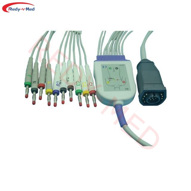 Compatible With Zoll E Series, M Series 10 Lead EKG Cable