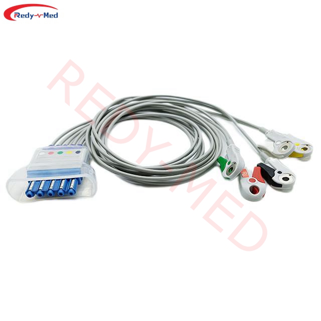 Compatible With Philips ECG Telemetry Leadwire - 989803152051,5 Lead