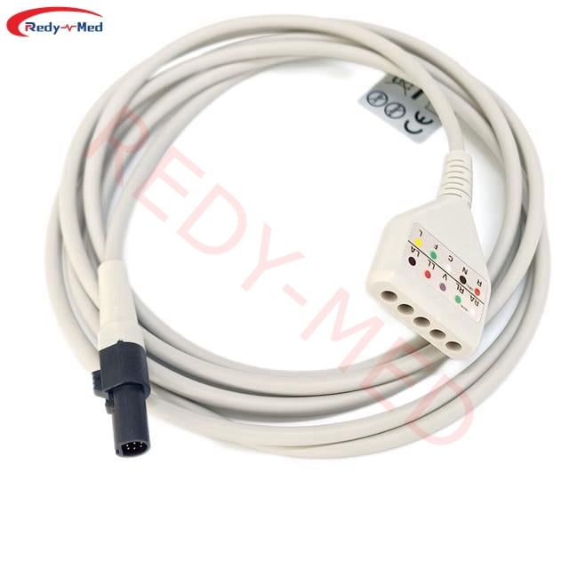 Compatible With Welch Allyn Propaq LT ECG Trunk Cable