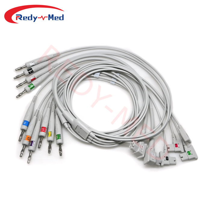 Compatible With Philips PageWriter TC10, PageWriter TC30, PageWriter TC50, PageWriter TC70 10 Lead EKG Leadwire