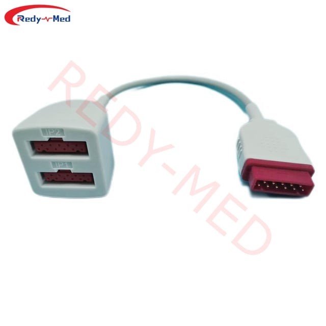 Compatible With Datex Ohmeda E-PRESTN ,Draeger Narkomed 6400 ,GE Dash 5000 IBP Adapter Cable