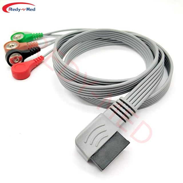 Compatible With Philips 5-Lead DigiTrak XT Holter Cable,989803157481