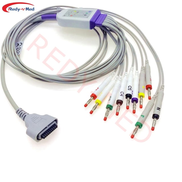 Compatible With EDAN SE-1515 10 Lead ECG Holter Cable