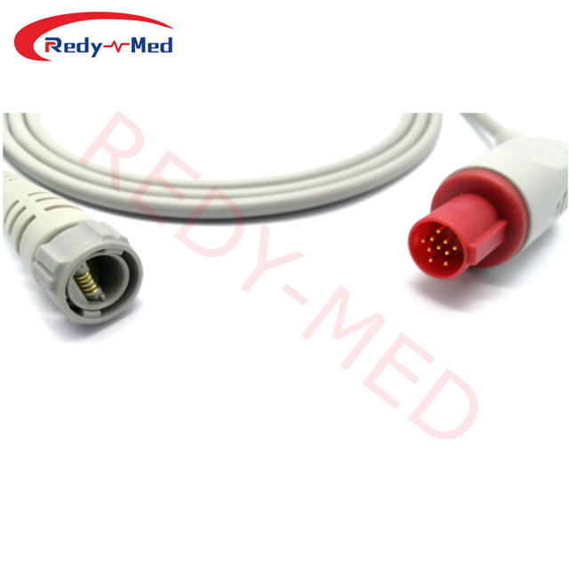 Compatible With Hellige SMU 610, SMU 611, SMU 612, SMU 613, SMU 639, Vicom SM IBP Adapter Cable