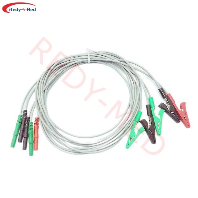 DIN Style Animal/Veterinary Clip ECG Leadwire