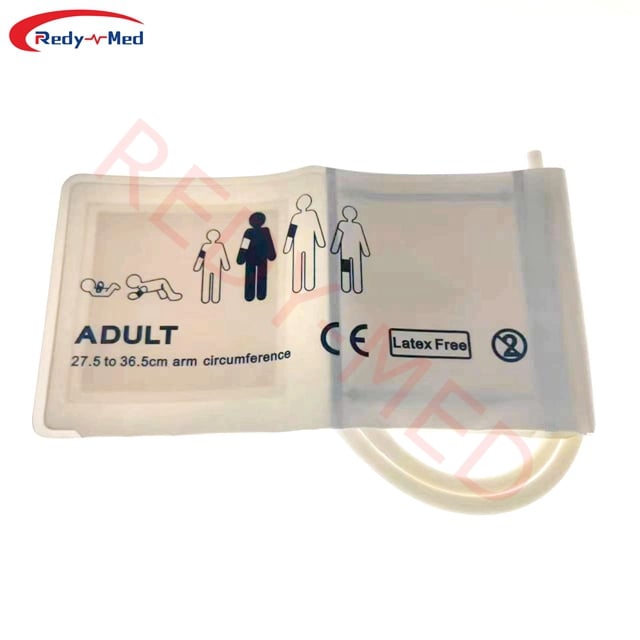 Adult Disposable Double Tube NIBP Cuff,Adult Disposable Blood Pressure Cuff