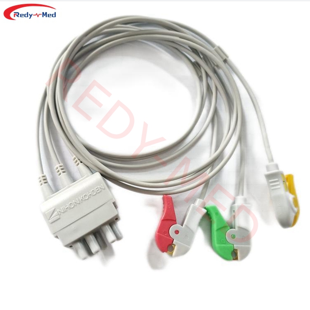 Compatible With Nihon Kohden Life Scope Series 3 Lead 5 Lead ECG Leadwire