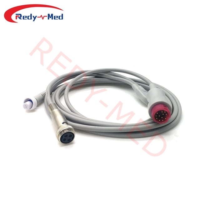 Compatible With Mindray Cardiac Output Y Cable, 12 Pin Cardiac Output Y Cable, two Temperature connections