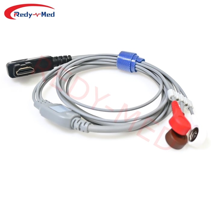 DMS-300A 3 লিডস এএইচএ স্ন্যাপ হোল্টার ক্যাবলের সাথে সামঞ্জস্যপূর্ণ