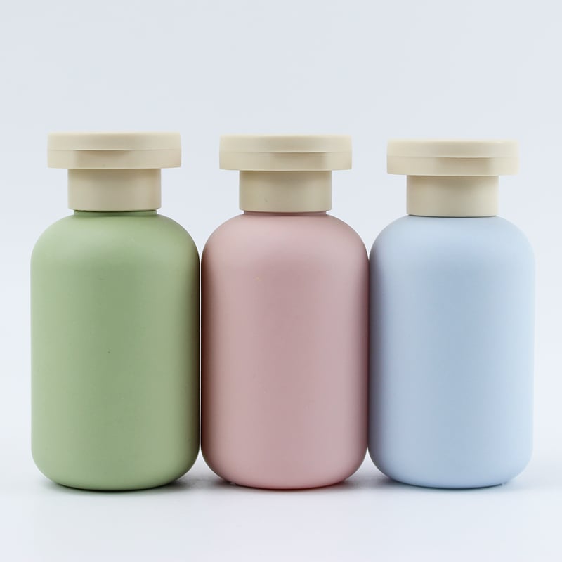 Custom 110ml HDPE Plastic Squeeze Body Wash Empty Shampoo And Conditioner Bottles