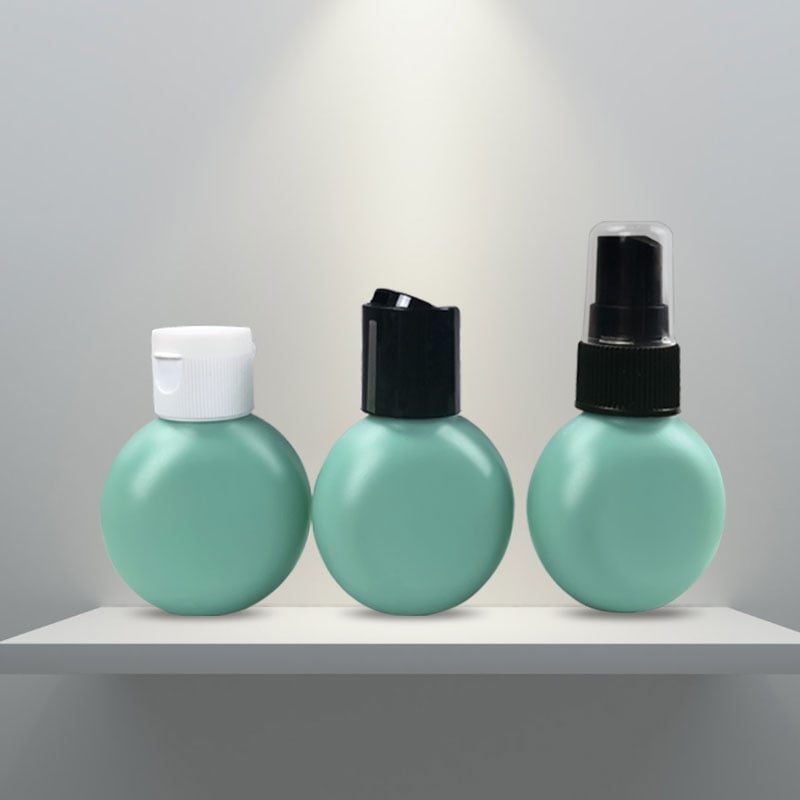 Custom 1oz HDPE Travel Size Plastic Cosmetic Perfume Bottle Packaging For Liquid Lotion