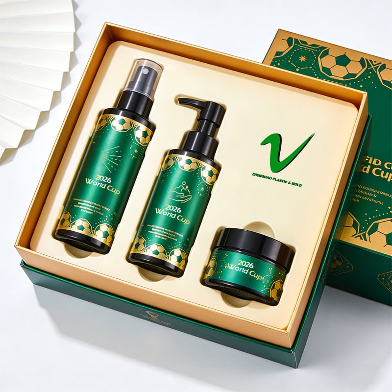 Custom Cosmetic Bottles Packaging for 2026 World Cup ZH-C26313
