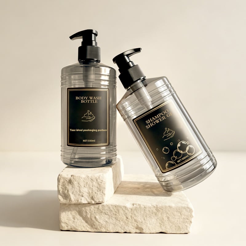 Grey Shampoo Bottle​-P90338