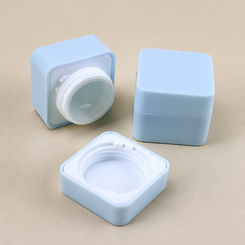 Small Square Jar-P02
