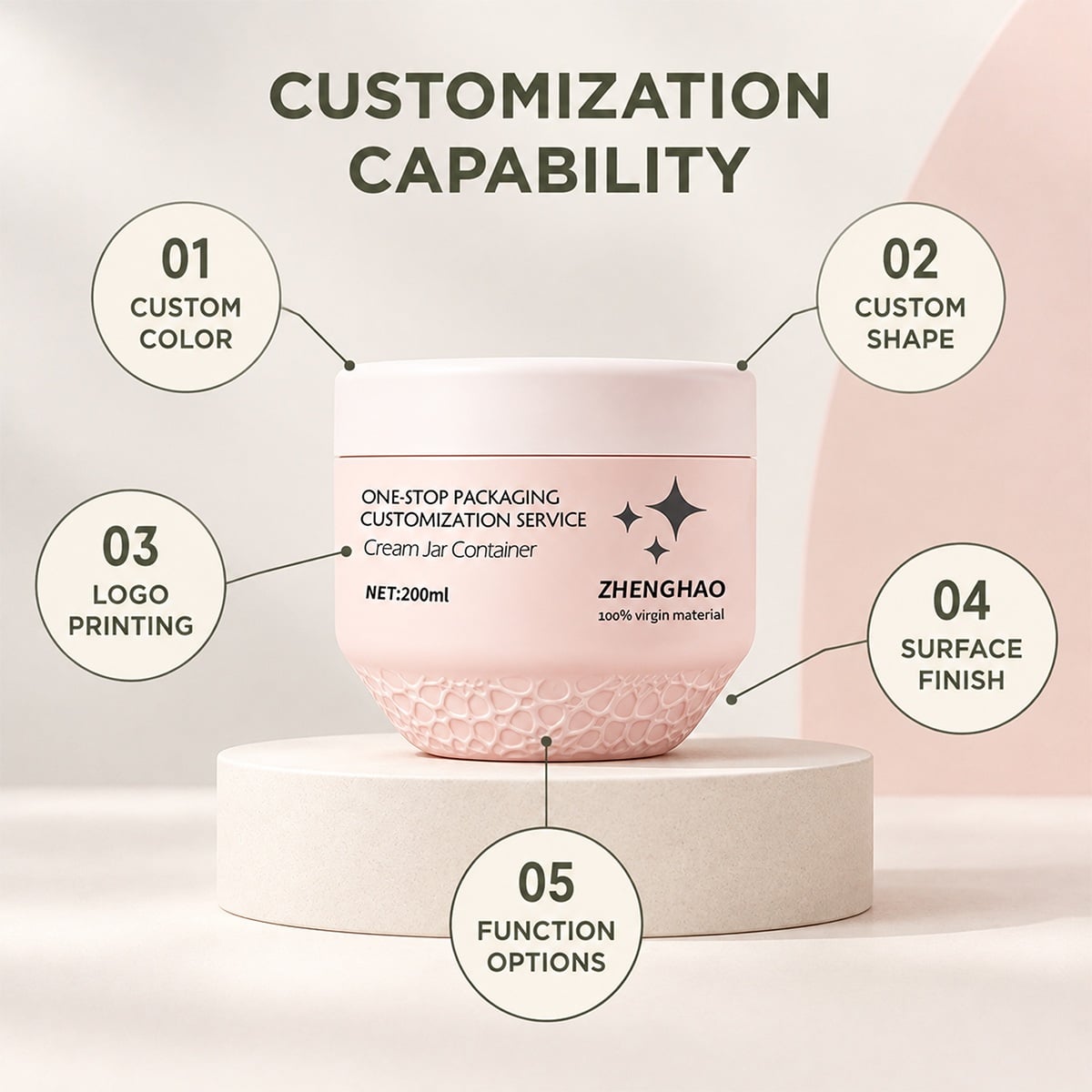 Cosmetic Cream Jar