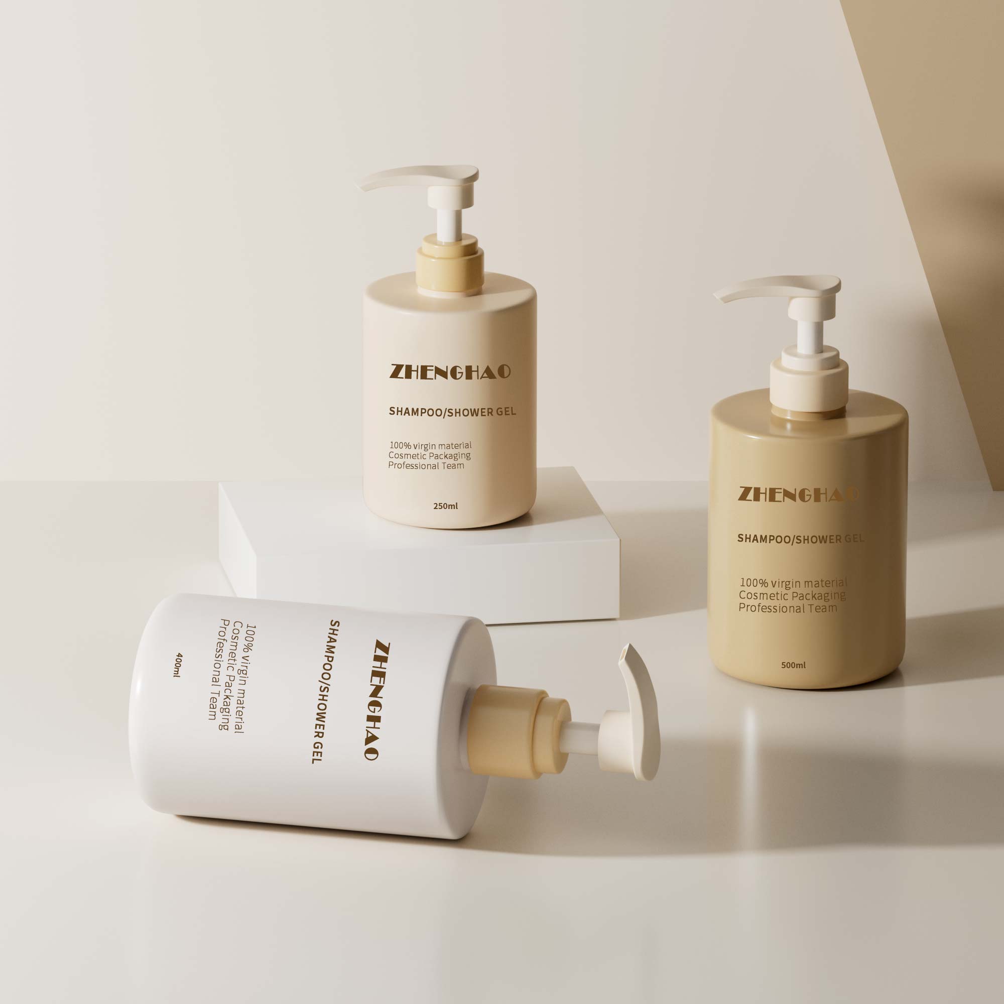 Shampoo Dispenser Bottles for Cosmetic Hotel Salon -ZH-250331