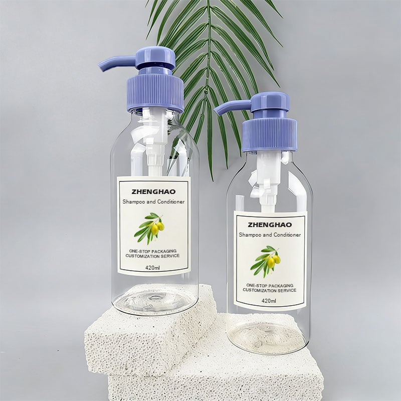 Clear Shampoo Bottles for Plastic Hair Care Packaging-C60410