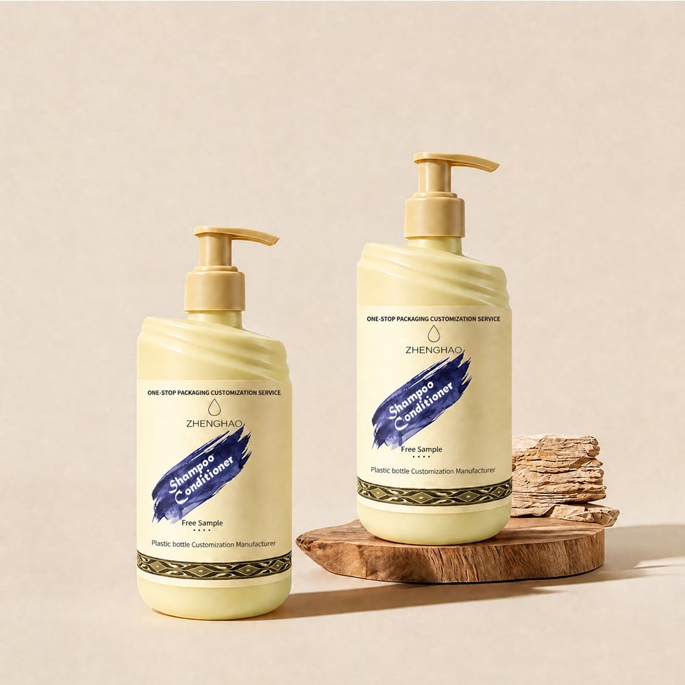 Empty Shampoo Bottles with Pump-C70377