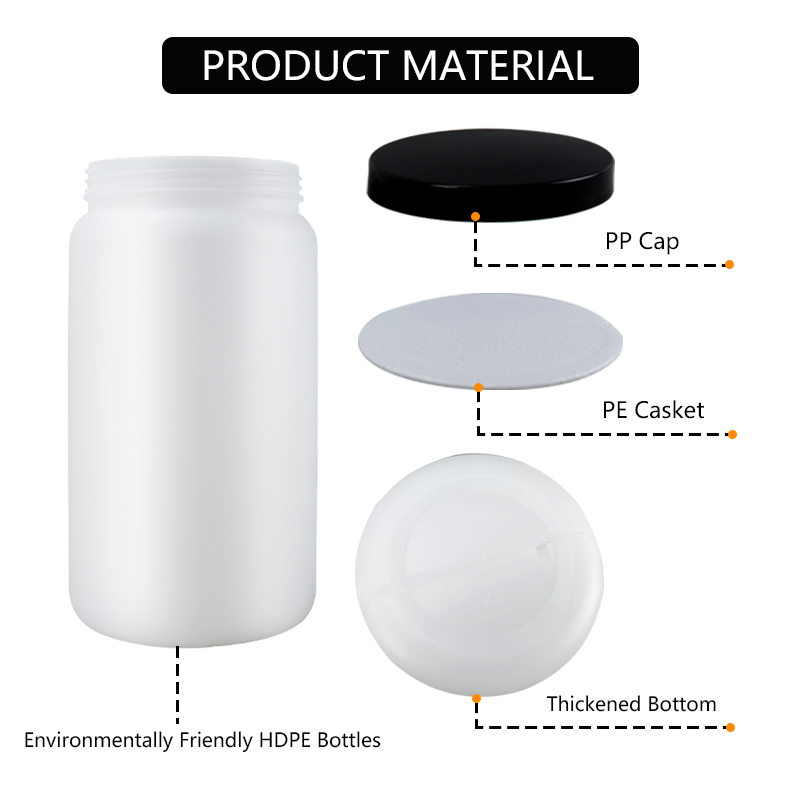 25l hdpe food grade plastic storage jar for protein powder-3