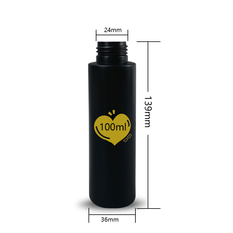 hdpe 100ml double layer fine mist spray plastic bottle for skin care -1