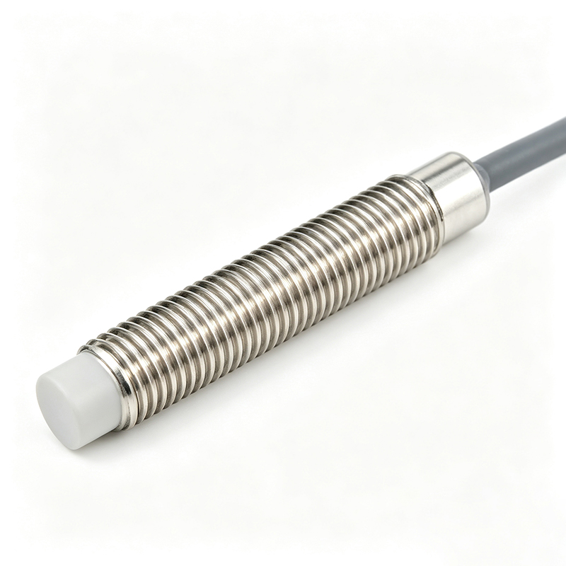 Capteur capacitif M8, 2 mm, non blindé, NPN/PNP, contact normalement ouvert (NO) et normalement fermé (NC), câble de 2 m, 3 fils, courant continu 10–30 V, indice de protection IP67, pour détection de niveau de liquide, plastique, verre et bois