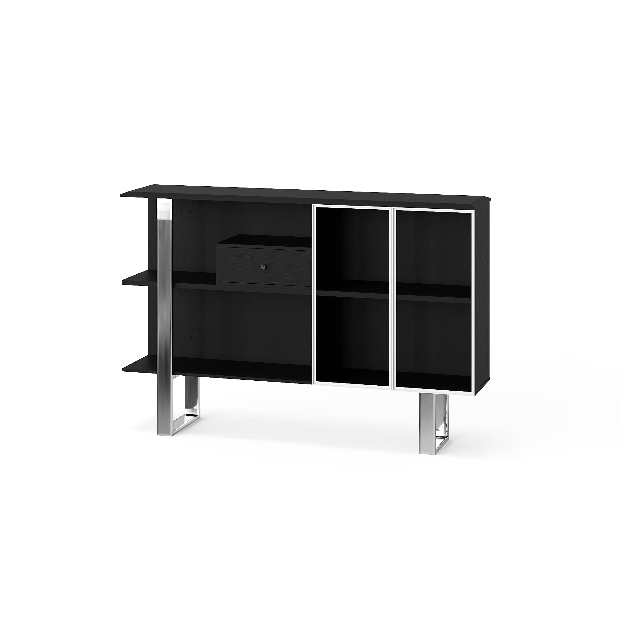 BG-2562B Office Storage Cabinet with Open Shelves
