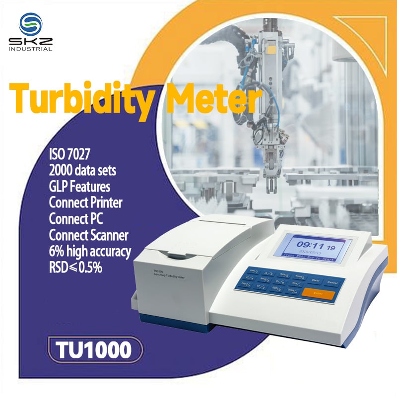 TU1000 Turbidity Tester | ISO 7027 Compliant High-Capacity Water Quality Analyzer