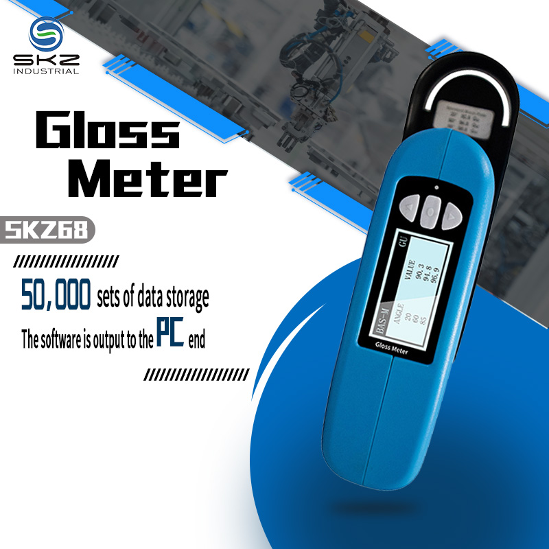 SKZ68 Tri-Hoek Glossmeter: Professionele Presisie met 20°/60°/85° Multi-Modus Meting