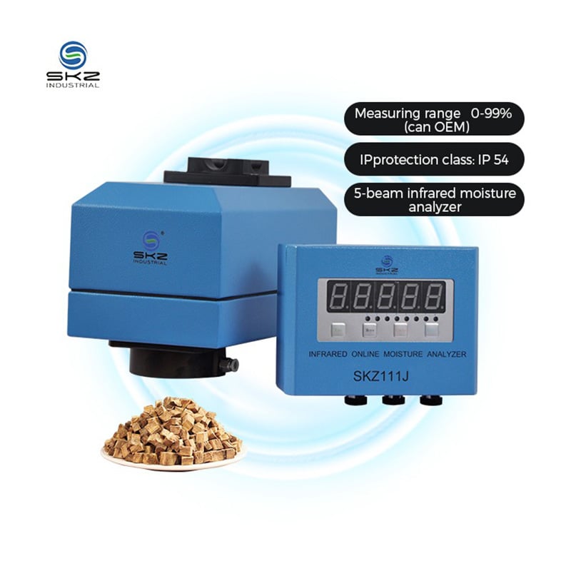 Infrared Online Moisture Analyzer for Food Metallurgy Tobacco Wood Paper Processing Mining|SKZ111J
