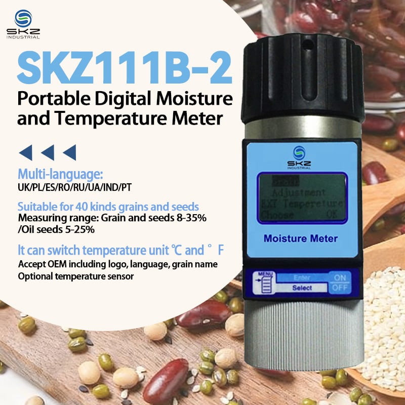 SKZ111B-2 Portable Digital Moisture and Temperature Meter: The Ultimate Solution for Grain and Oil Seed Professionals