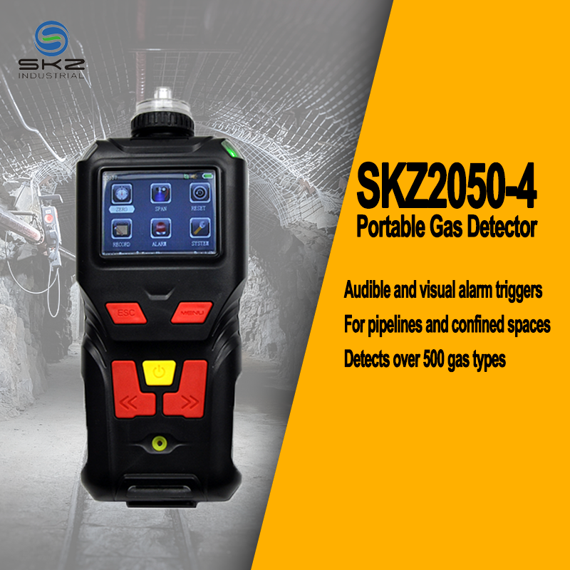 SKZ2050-4 Portable Pump-Driven Four-Gas Detector: Your Ultimate All-in-One Solution for Comprehensive Gas Detection and Safety Management