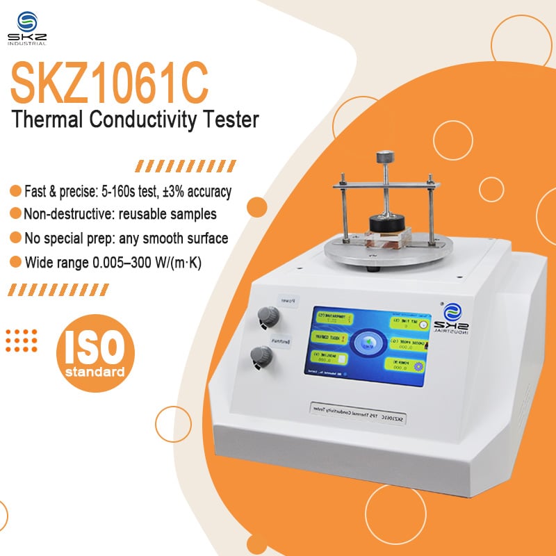 Transient Plane Heat Source Thermal Conductivity Tester testing equipment for laboratory|SKZ1061C