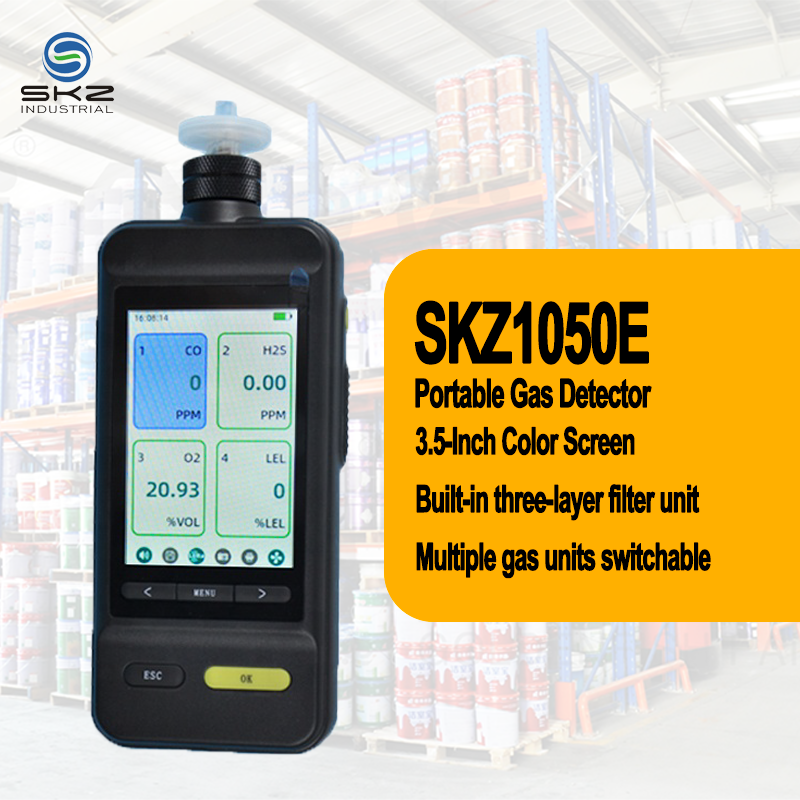 SKZ1050E Portable Gas Detector: The Ultimate All-in-One Solution for Intelligent Multi-Gas Monitoring and Data Management