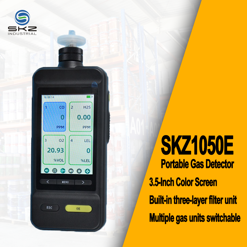 SKZ1050E Methane Natural Gas Detector Remote Leak Inspection Tool CH4 Gas Monitor