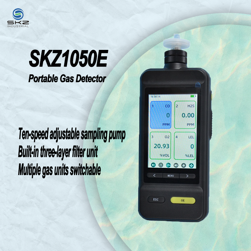 SKZ1050E-DUST Portable Handheld Electrochemical Principle T Dust PM2.5/10 0-1000mmcg/m3 Gas Monitor Analyzer Detector