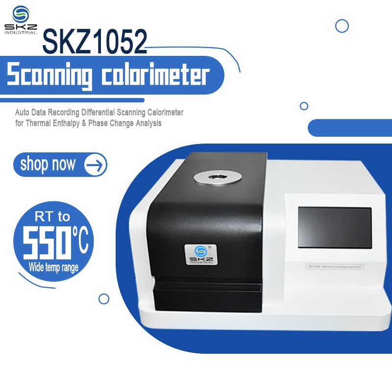 SKZ1052, High-Temperature Tester, 0.001°C temperature resolution, RT~550°C, automatic N₂/O₂ gas switching, 7-inch touch screen, ASTM compliant, ISO certified, CE approved, thermal analysis, material testing, industrial quality control, high-precision temp