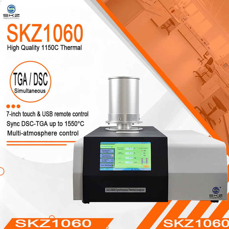 Precious Metal Sensors & Robust Design: SKZ1060 DSC-TGA Sync Analyzer Delivers Precision Up to 1550°C