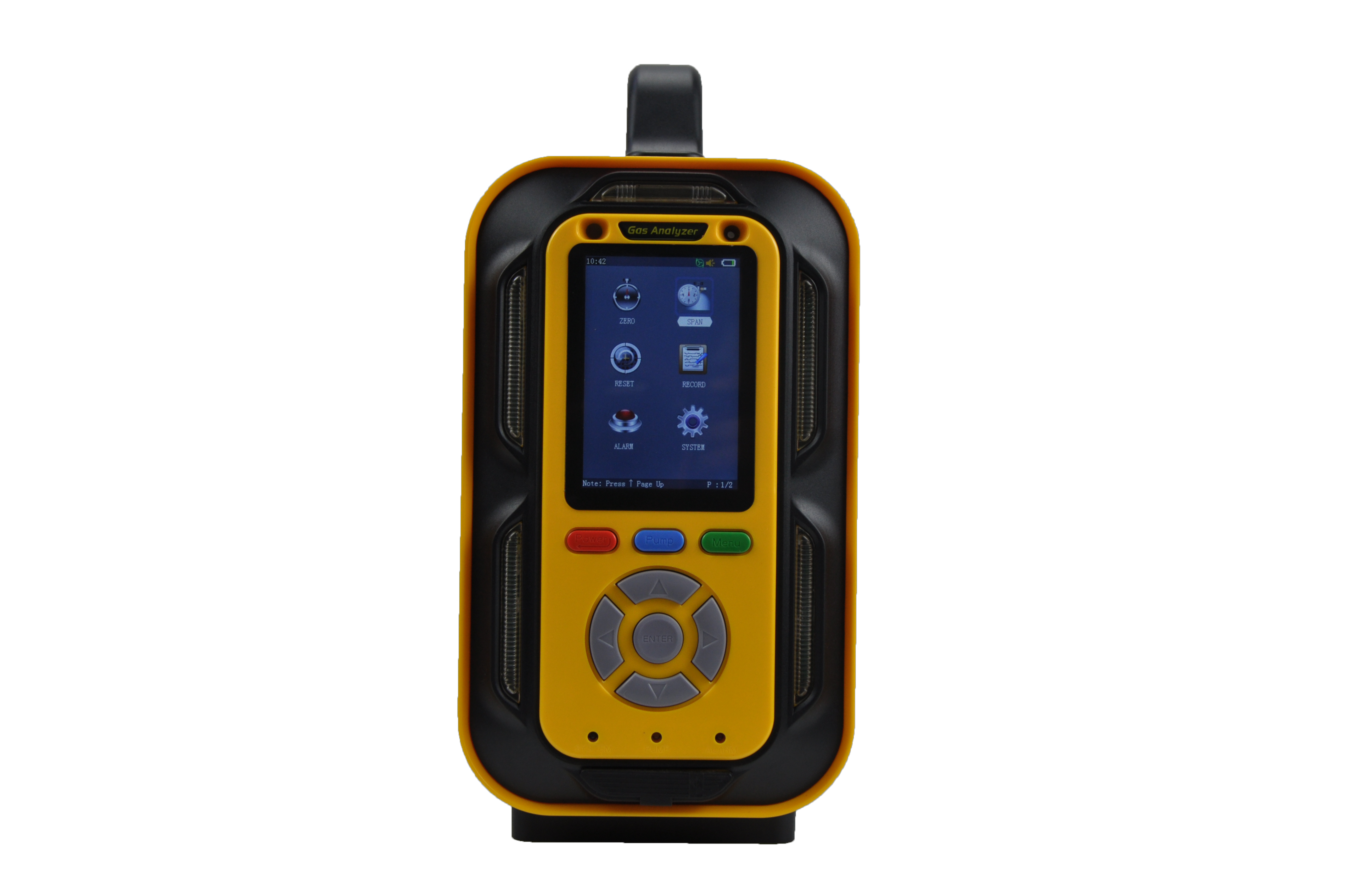 3.5-inch Color Dsplay Portable Multi Gas Analyzer Gas Leak Detector with Smart Sensor | SKZ1050D