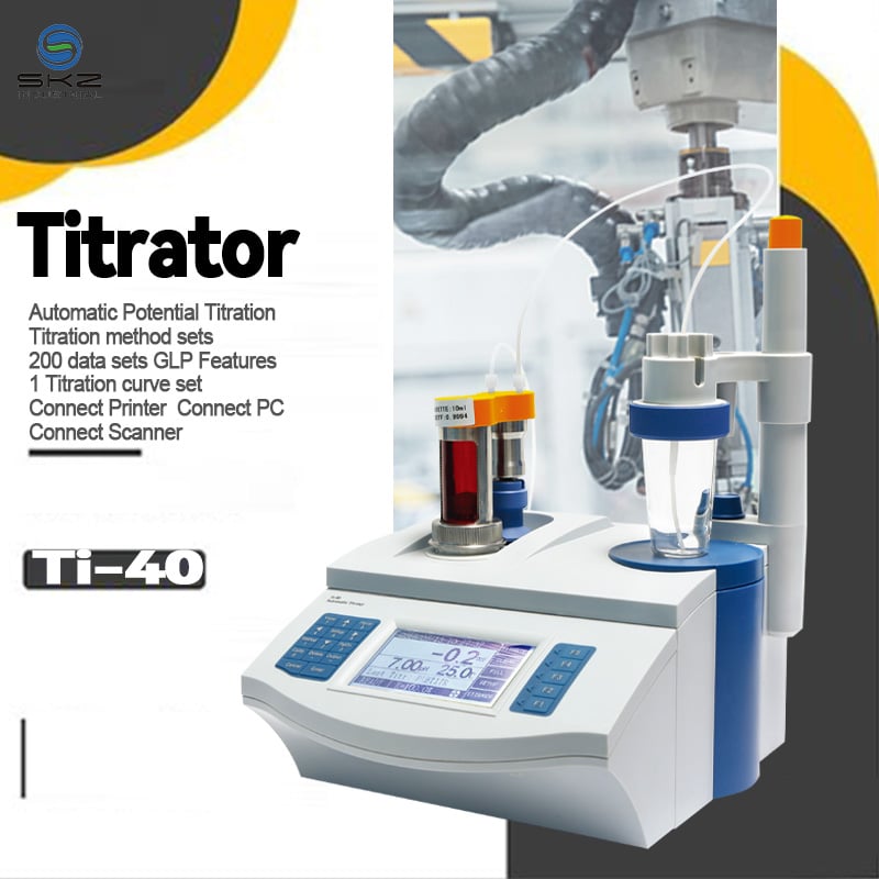 Titrator potentiométrique automatique Ti-40 : Solution de titrage intelligente conforme aux bonnes pratiques de laboratoire (GLP) et dotée d’une connectivité complète des appareils