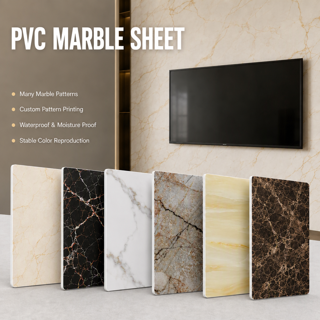 Luxury Without the Price Tag: How PVC Marble Sheets Are Redefining Modern Interior Aesthetics