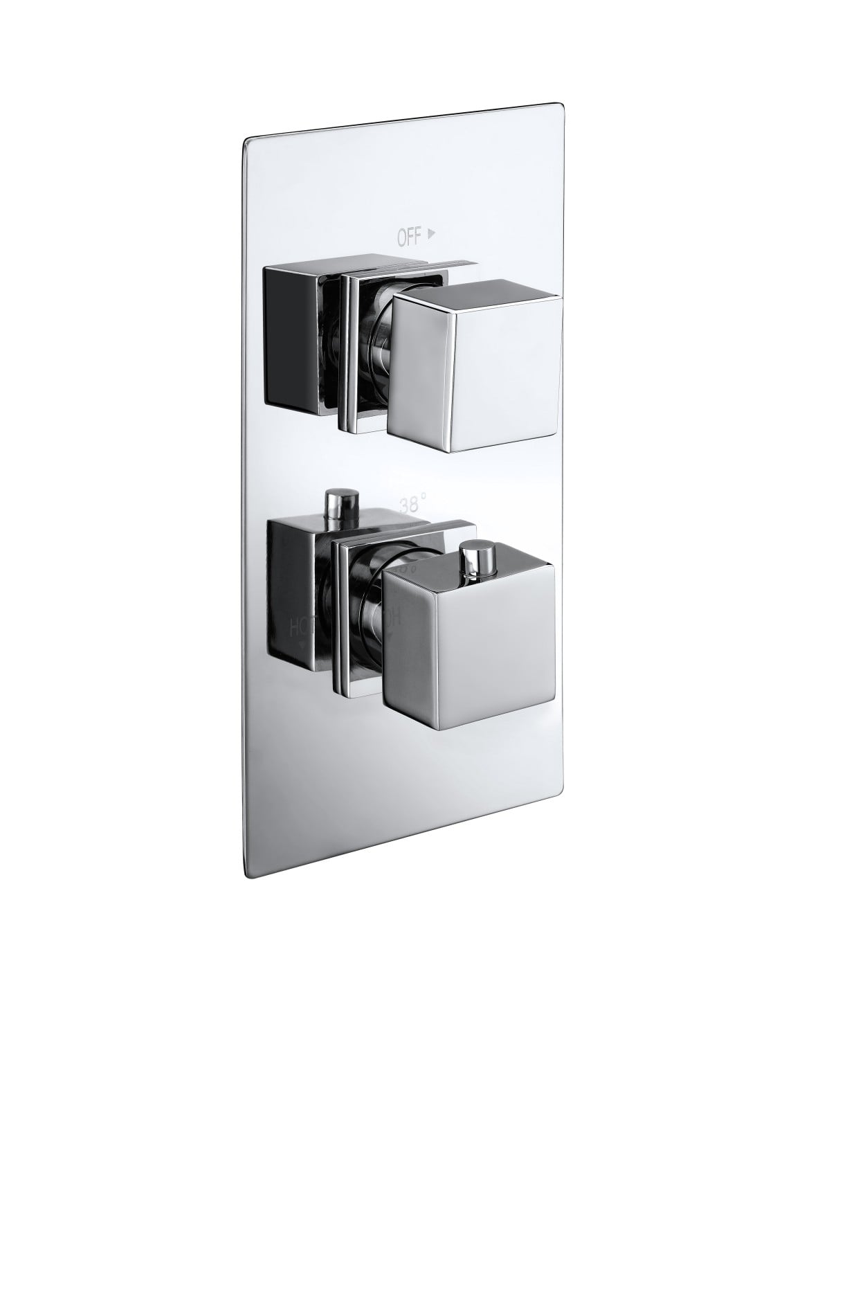 Robinet de douche thermostatique encastré carré T47042