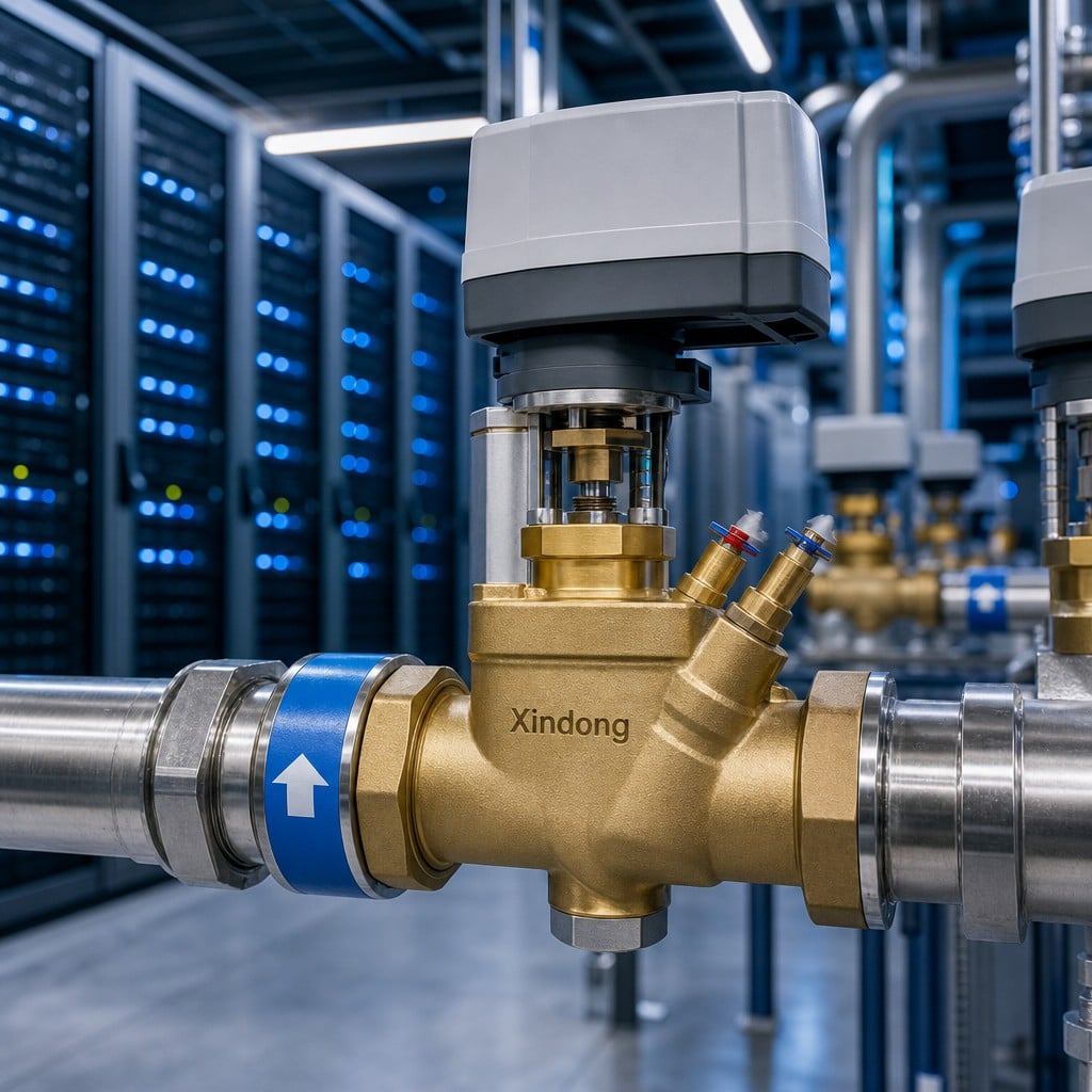 Vannes de précision dans les circuits de refroidissement des centres de données : pourquoi la précision de commande est essentielle dans les systèmes hydrauliques critiques